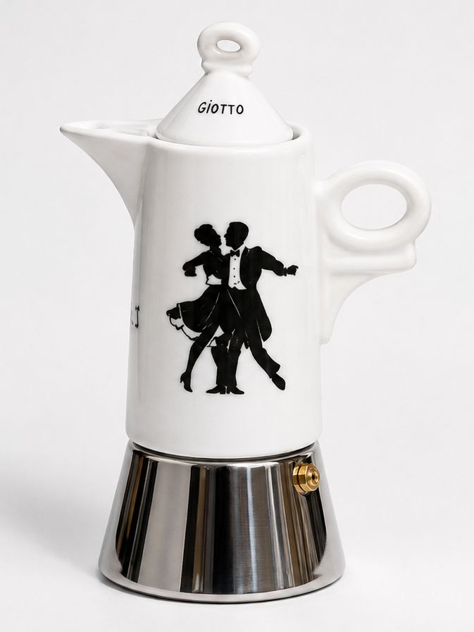 Кофеварка гейзерная на 2 порции, деколь Ritmo Espresso