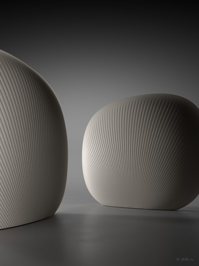 Ширма декоративная пластиковая светящаяся Fade Shell