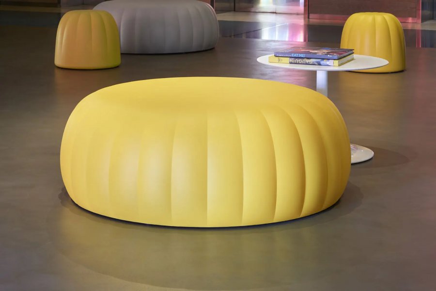 Пуф пластиковый мягкий Gelee Grand Standard