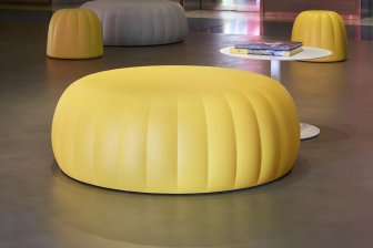 Пуф пластиковый мягкий Gelee Grand Standard