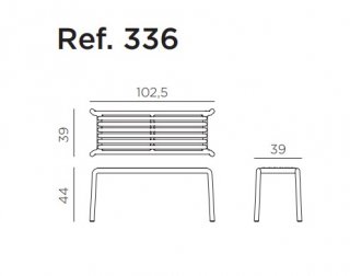 Скамья пластиковая Doga Bench