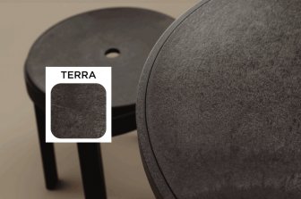 Табурет пластиковый барный Nardi Stack Maxi терра