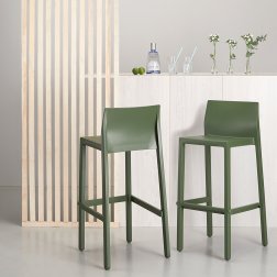 Стул пластиковый барный Nardi Trill Stool агава