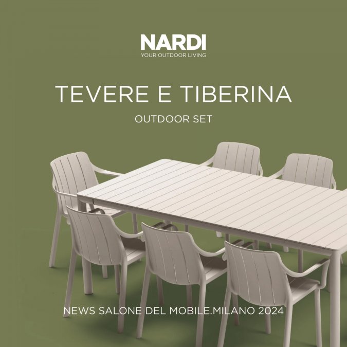 Кресло пластиковое Nardi Tiberina бежевый