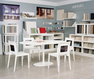 Стул пластиковый Siesta Contract Lucca-T белый