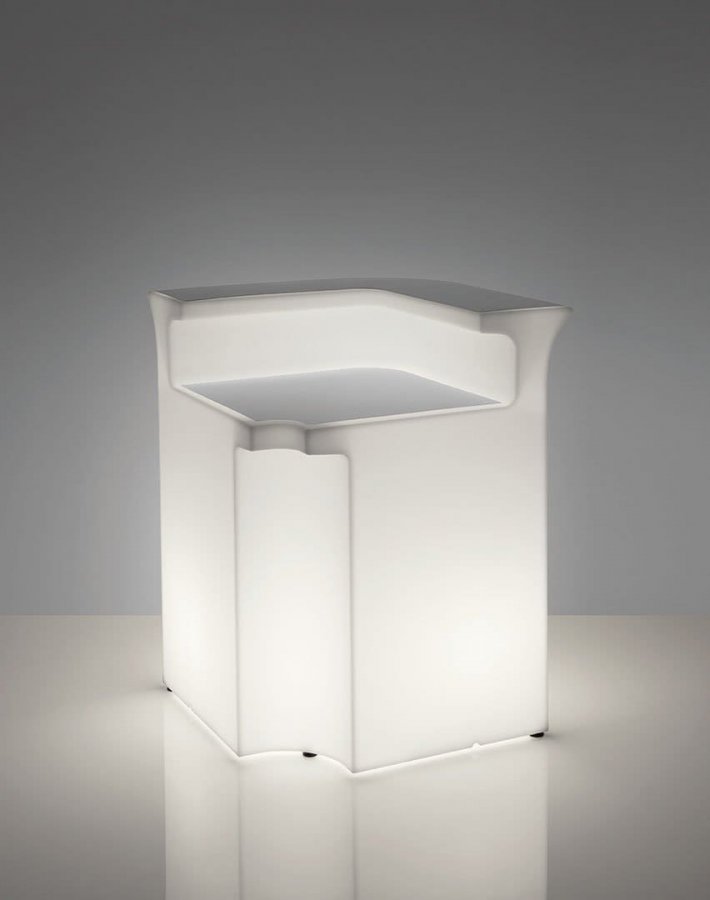 Стойка пластиковая барная светящаяся Break Corner Lighting