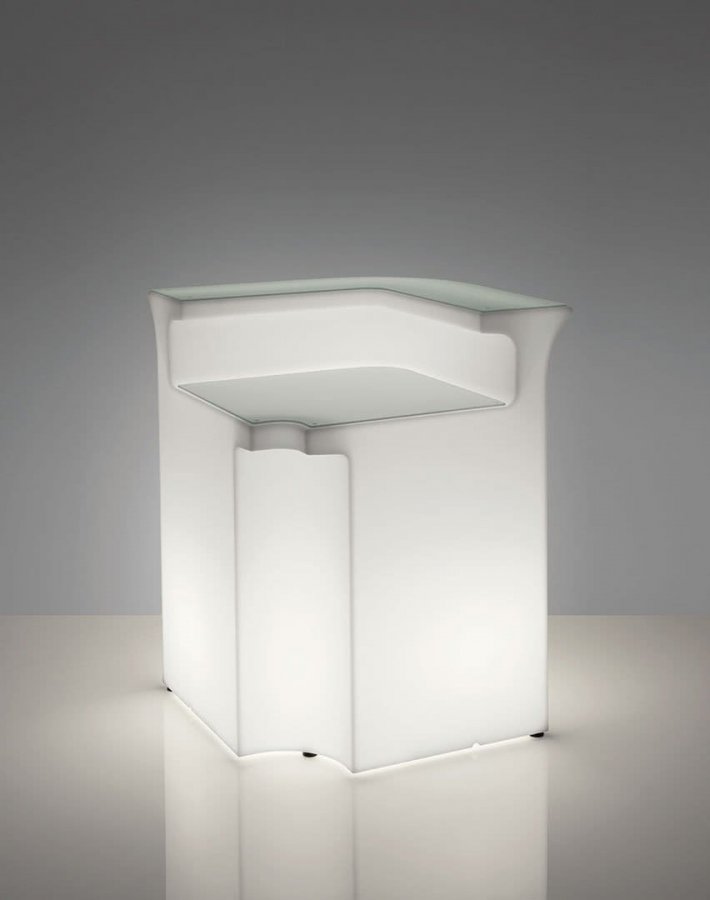 Стойка пластиковая барная светящаяся Break Corner Lighting