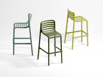 Стул пластиковый барный Nardi Doga Stool агава