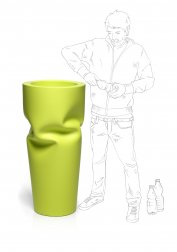 Кашпо пластиковое Saving/Space/Vase
