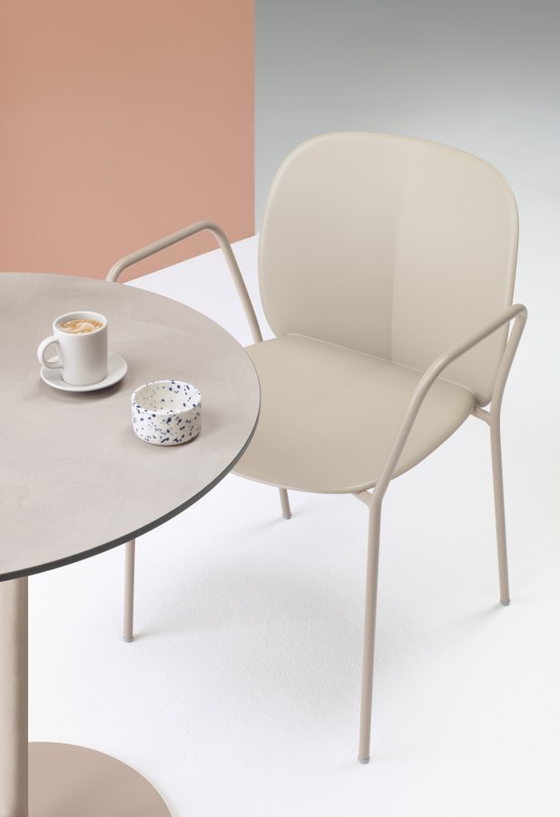 Кресло пластиковое Scab Design Mentha Go Green тортора