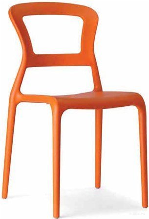 Стул пластиковый Scab Design Pepper оранжевый