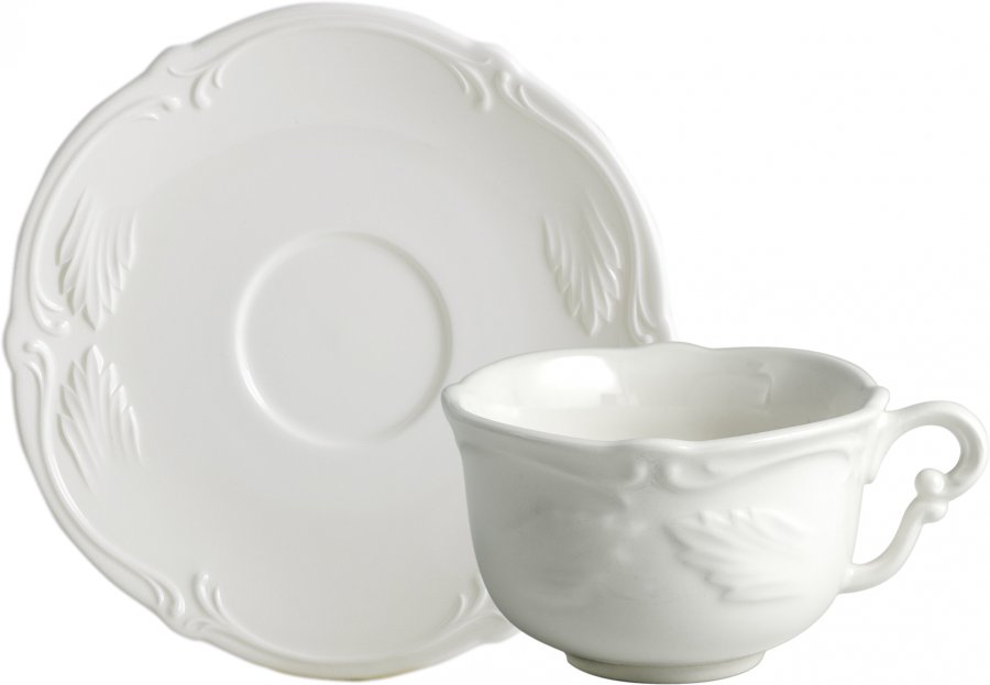 Чайные пары на 2 персоны Rocaille Blanc