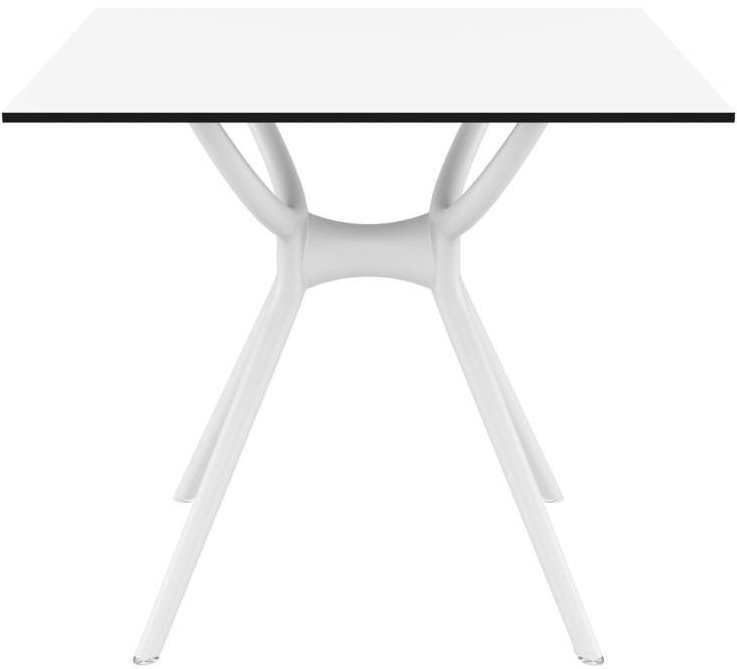 Стол пластиковый Air Table 80, белый, 800х800х740 мм