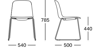 Стул пластиковый Loria 1GT