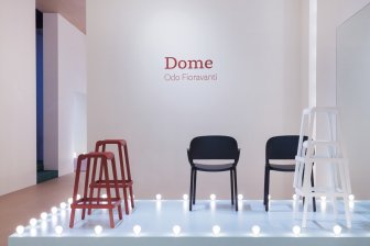Табурет пластиковый барный PEDRALI Dome бежевый