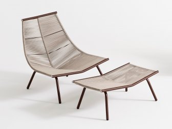 Кресло лаунж плетеное Laze 002