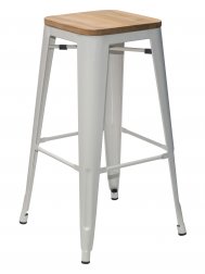 Табурет барный Tolix Wood Bar 75