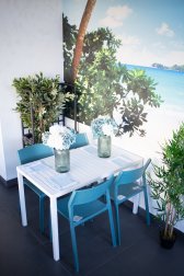 Стул пластиковый Nardi Trill Bistrot бирюзовый
