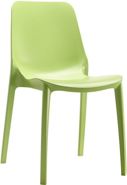 Стул пластиковый Scab Design Ginevra светло-зеленый