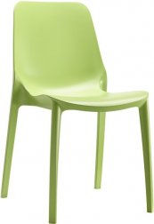 Стул пластиковый Scab Design Ginevra светло-зеленый