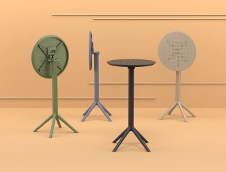 Стол пластиковый барный складной Sky Folding Bar Table 60