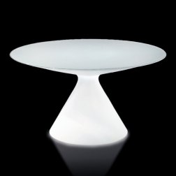 Стол пластиковый со стеклом светящийся Ed Lighting