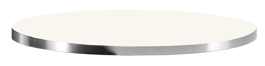 Столешница круглая Laminate Chromed Edge