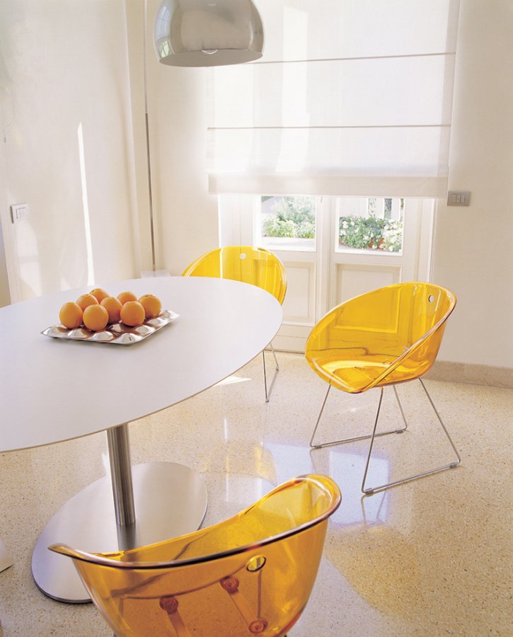 Стол обеденный Inox Ellittico