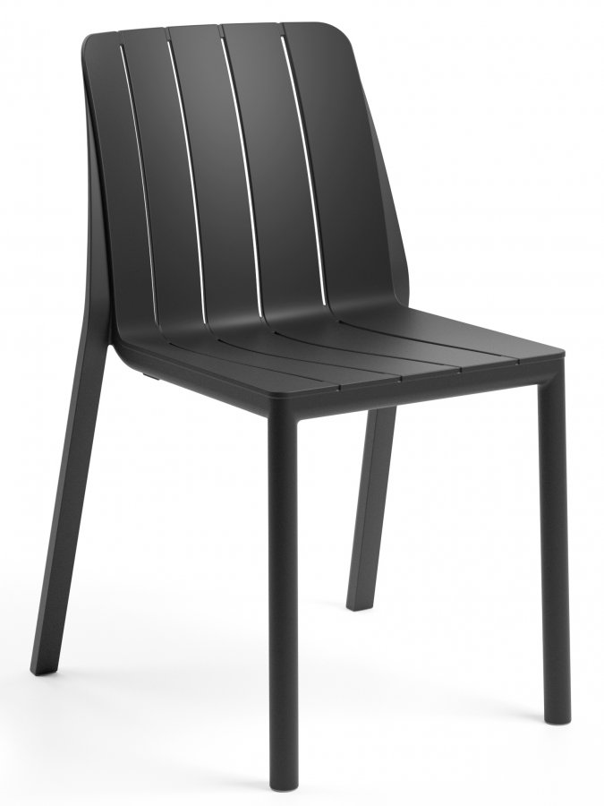 Стул пластиковый Nardi Tiberina Bistrot антрацит