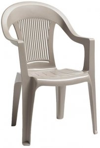 Elegant Scratchproof Monobloc Кресло пластиковое