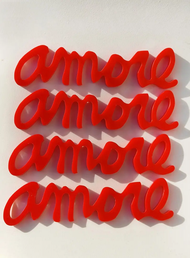 Фигура пластиковая Надпись Amore Message