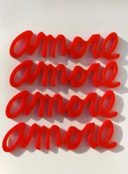 Фигура пластиковая Надпись Amore Message