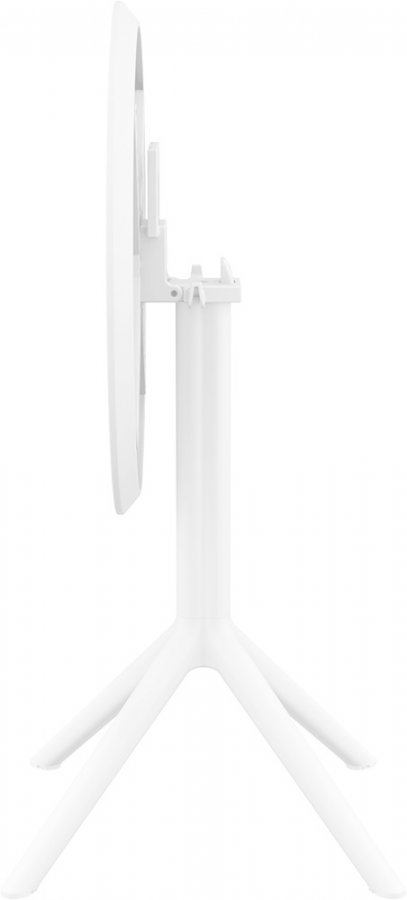 Стол пластиковый складной Sky Folding Table 60, белый, 600х740 мм