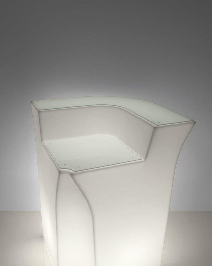 Стойка пластиковая барная светящаяся Jumbo Corner Lighting