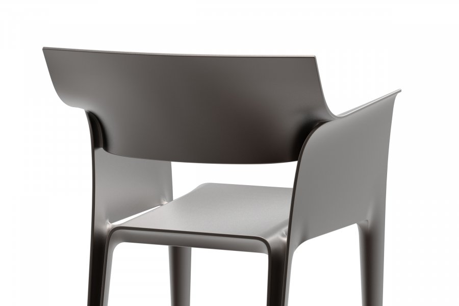 Кресло пластиковое Vondom Hidra Basic черный