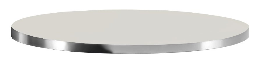 Столешница круглая Laminate Chromed Edge