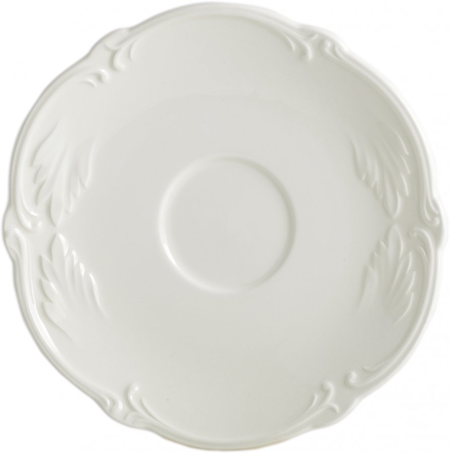 Блюдце для бульонной чашки Rocaille Blanc