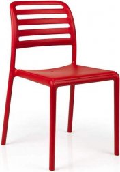 Стул пластиковый Nardi Costa Bistrot красный