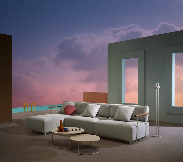 Модуль угловой с левым подлокотником Arki-Sofa