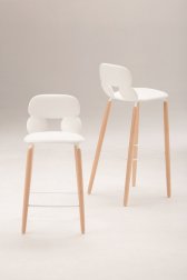 Стул барный пластиковый Chairs & More Nube W-SG-80