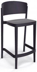 Стул пластиковый полубарный Gaber Abuela Stool 67 черный