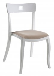 Стул пластиковый с обивкой PAPATYA Hera-S Soft