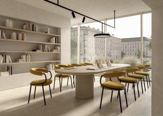 Кресло металлическое c обивкой Scab Design Koala Open антрацит, желтый