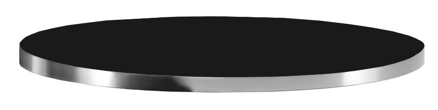 Столешница круглая Laminate Chromed Edge
