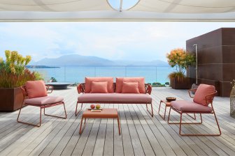 Диван плетеный с подушками Lisa Sofa Club