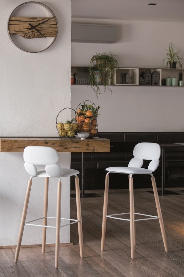 Стул барный пластиковый Chairs & More Nube W-SG-80