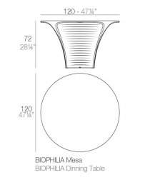 Стол пластиковый Biophilia Basic