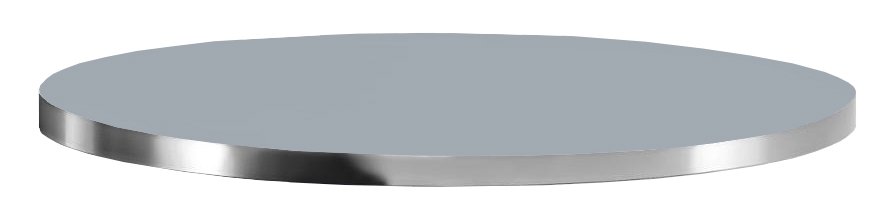 Столешница круглая Laminate Chromed Edge