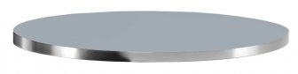 Столешница круглая Laminate Chromed Edge