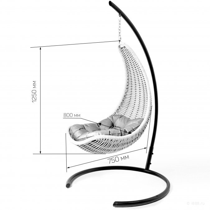 Кресло плетеное подвесное Hammock
